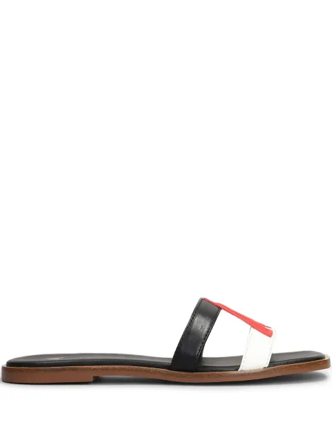 CARRANO leather slides 