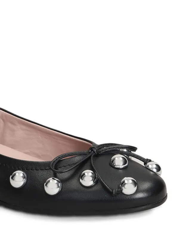 Pedro Miralles Santillana Ballerina Shoes Black FARFETCH IN