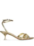 3juin 55mm Kyara sandals - Gold