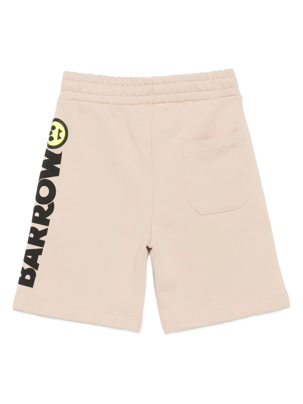 Barrow kids logo-print side-pocket shorts Beige