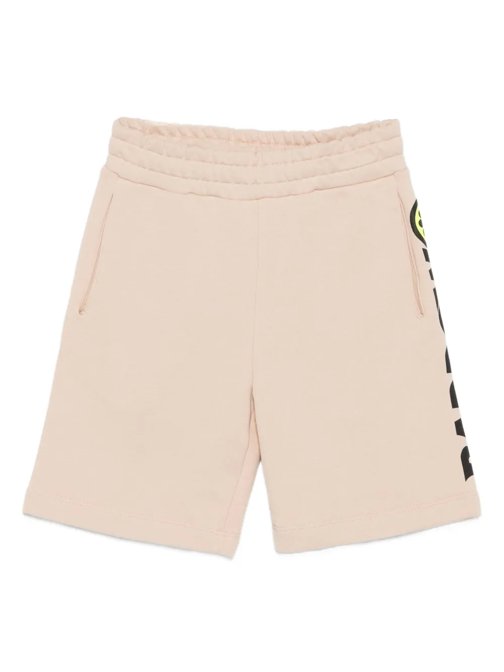 Barrow kids logo-print side-pocket shorts Beige