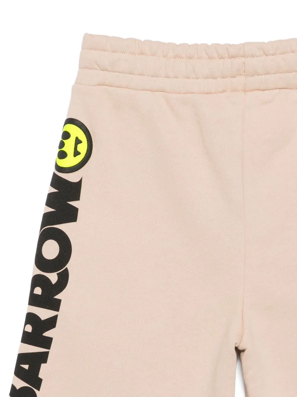 Barrow kids logo-print side-pocket shorts Beige