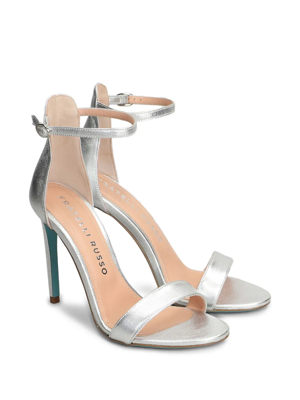 Fratelli Russo Leren sandalen - Zilver
