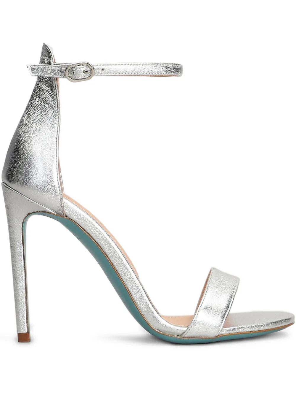 Fratelli Russo 105mm leather sandals Silver