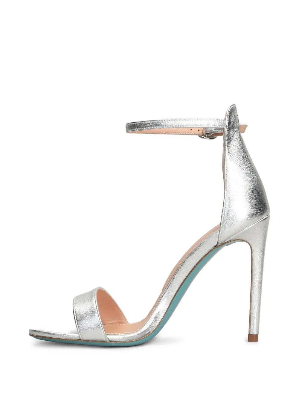 Fratelli Russo 105mm leather sandals Silver