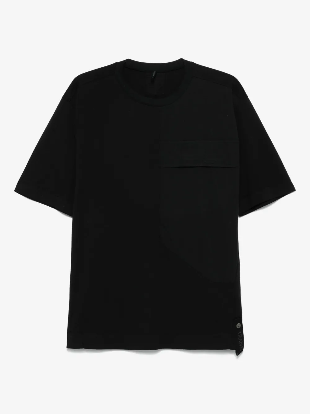 Transit logo-tag T-shirt | Black | Image 1