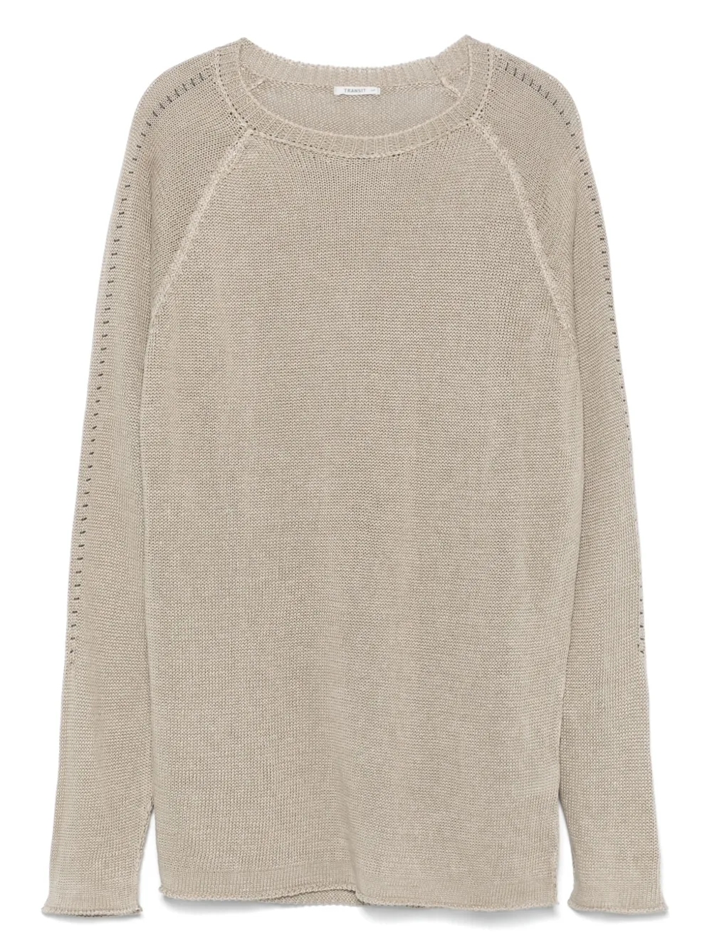Transit Trui met stikseldetails Beige