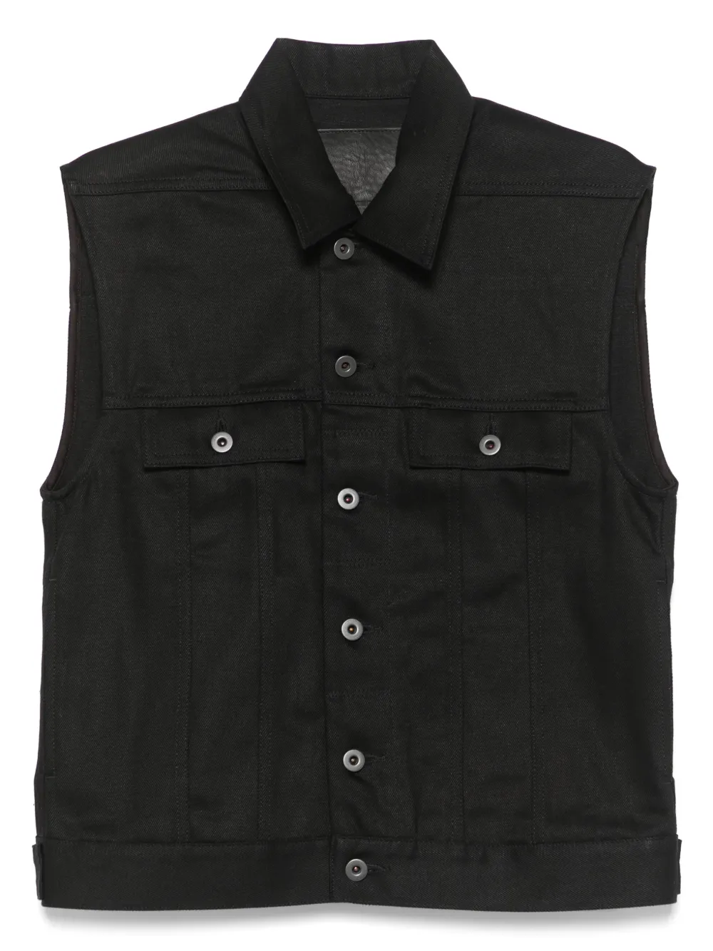 Rick Owens DRKSHDW cotton gilet - Nero
