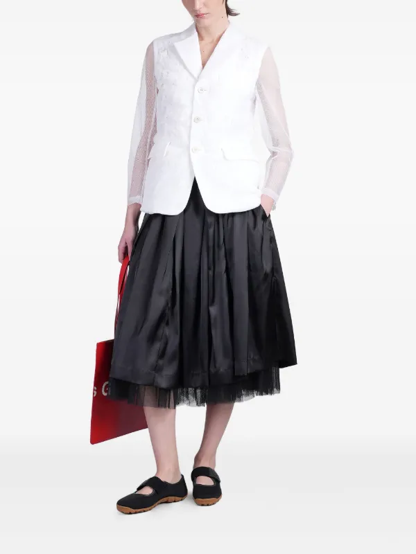 Comme Des Garçons セミシアージャケット | ホワイト | FARFETCH JP
