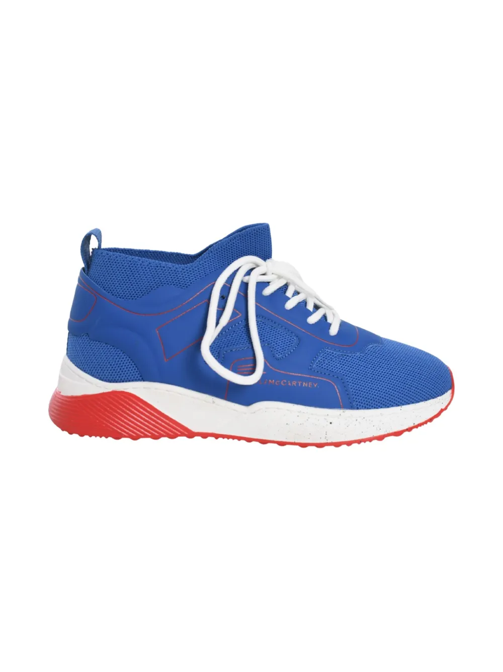 Stella McCartney Kids mesh-panelled sneakers - Blauw