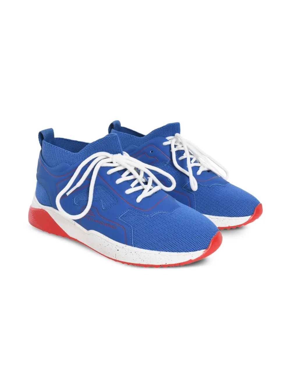 Stella McCartney Kids mesh-panelled sneakers Blue