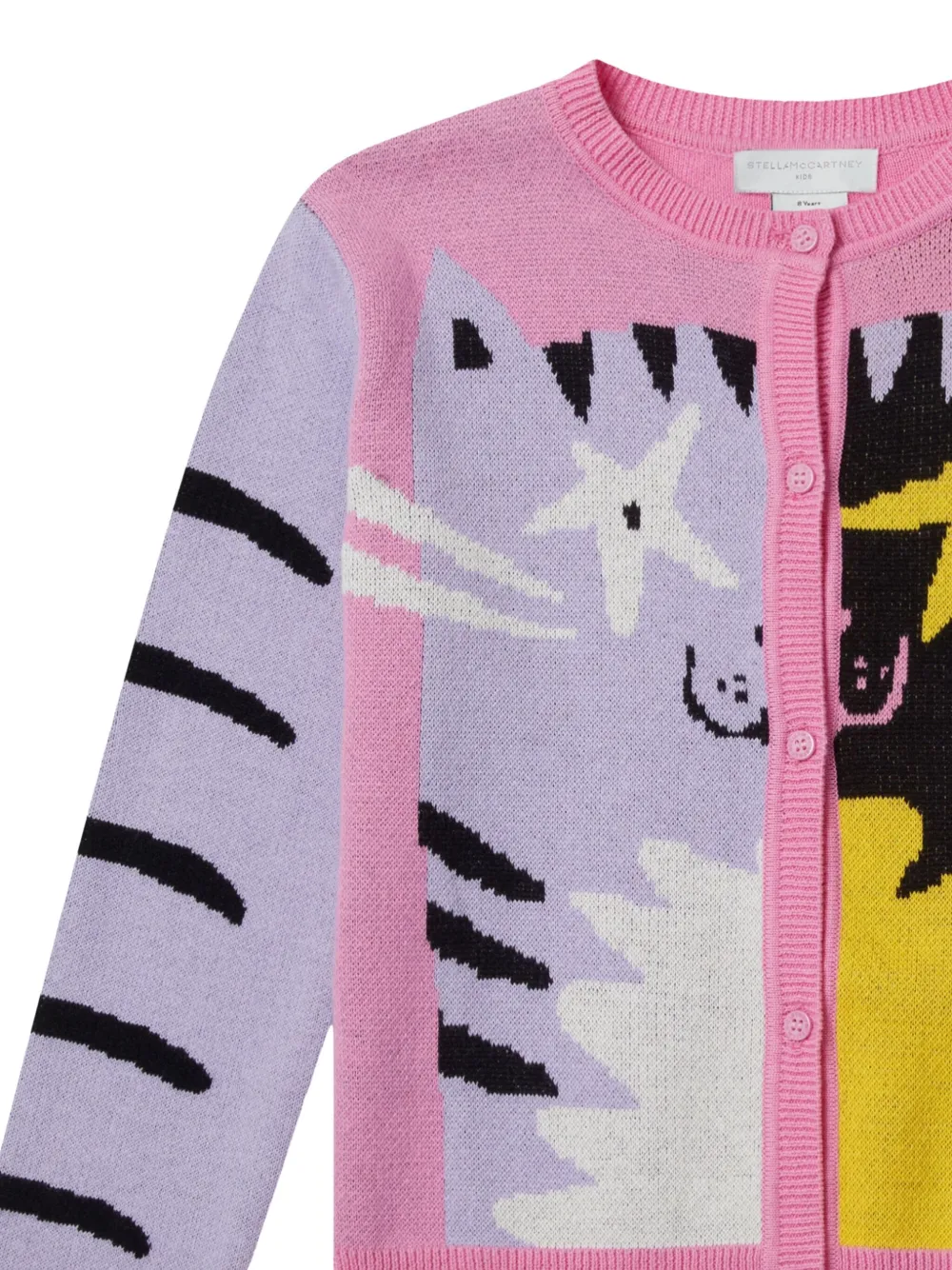 Stella McCartney Kids Vest met jacquard Roze