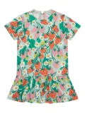 Stella McCartney Kids strawberry-print short-sleeves dress - Green