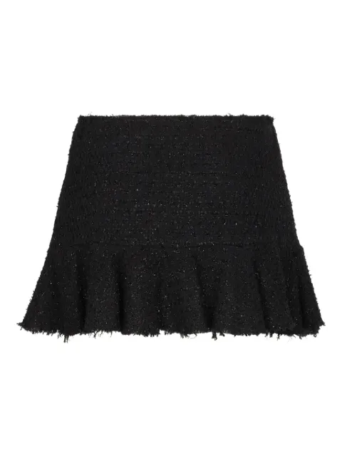 Blumarine frayed ruffled skirt