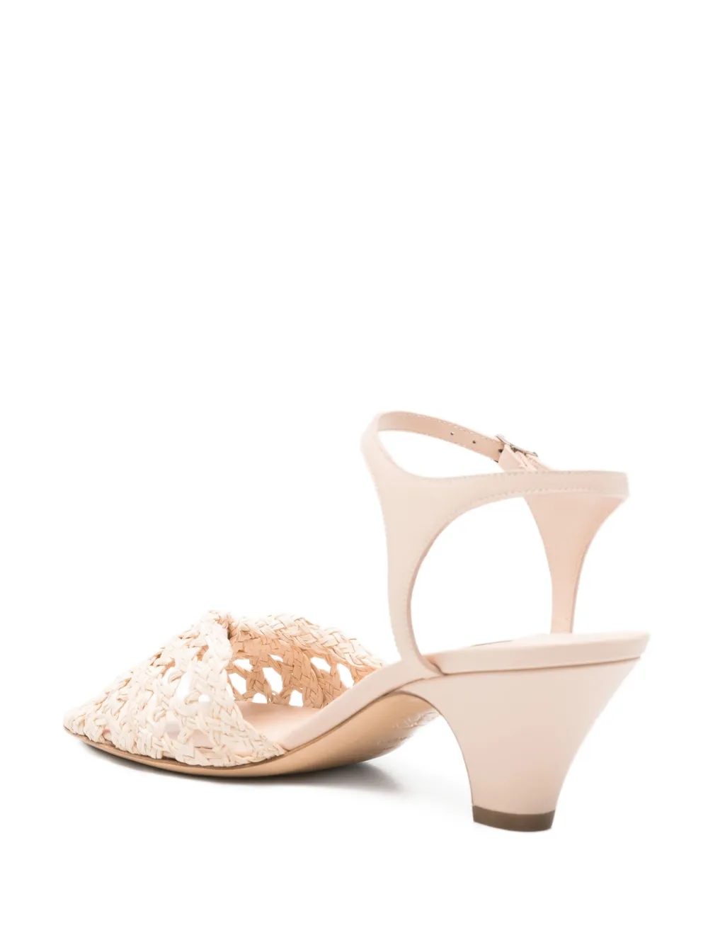 Casadei woven leather sandals Pink