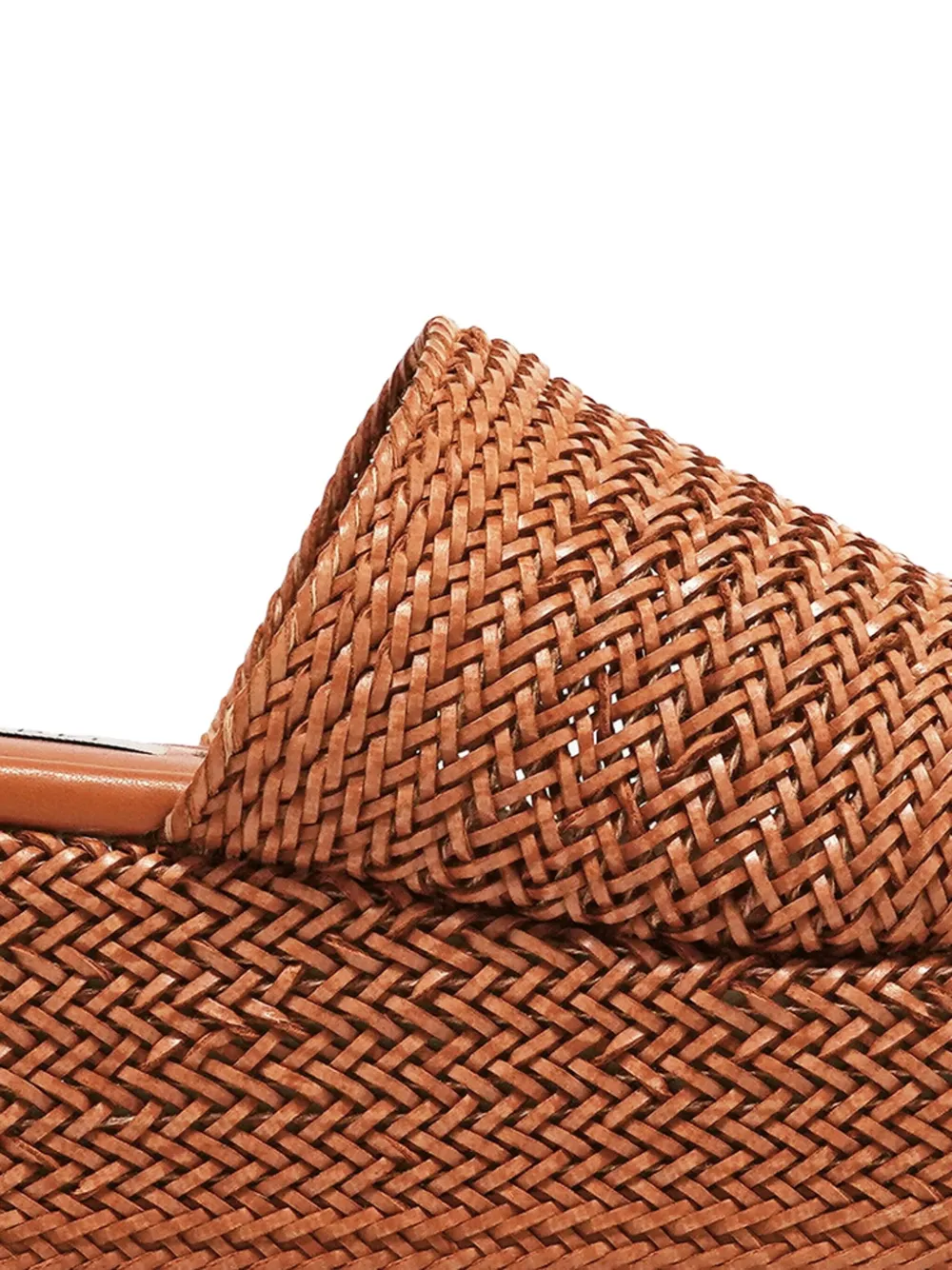 Casadei 65mm woven platform sandals | Heeled Sandals | Image 2