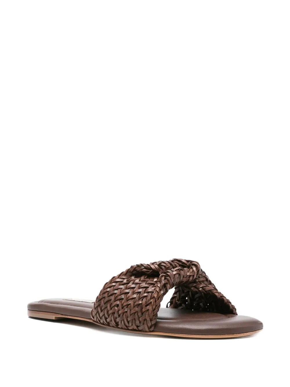 Casadei woven knot slides | Flat Sandals | Image 2
