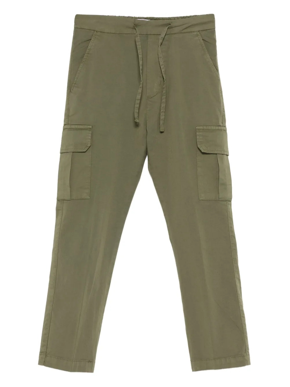 Paolo Pecora Kids Cargo broek met trekkoord Groen