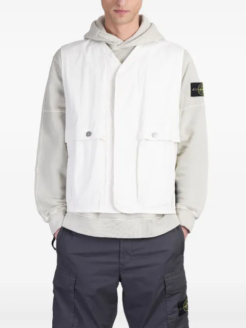 Stone Island chamarra con motivo Compass