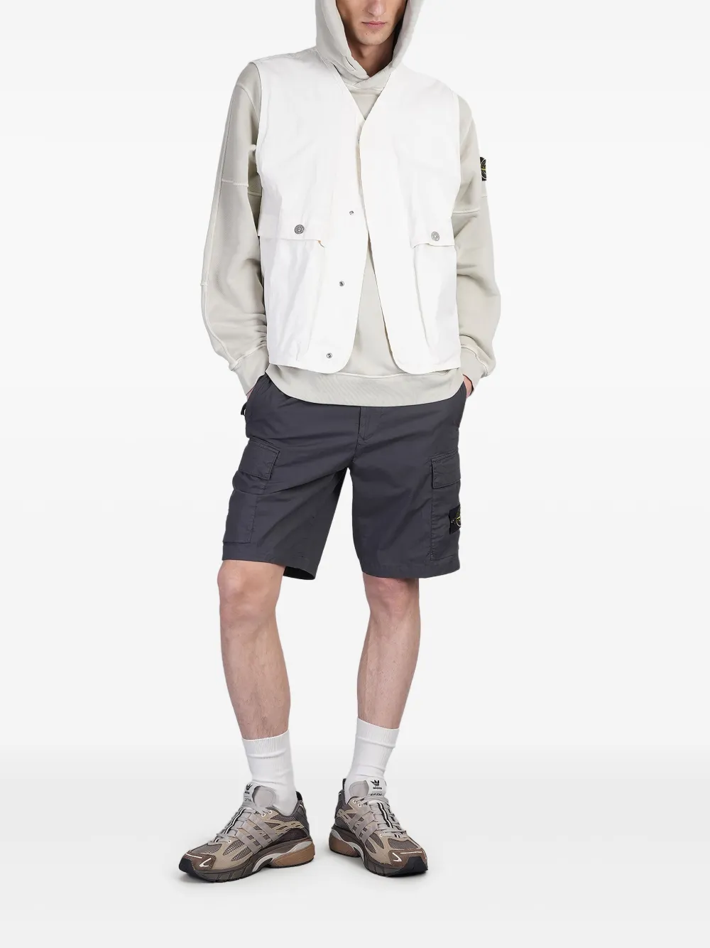 Stone Island Compass-badge hooded jacket | Hooded Jackets | Image 2
