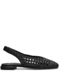 Pedro Miralles interwoven ballerina shoes - Black