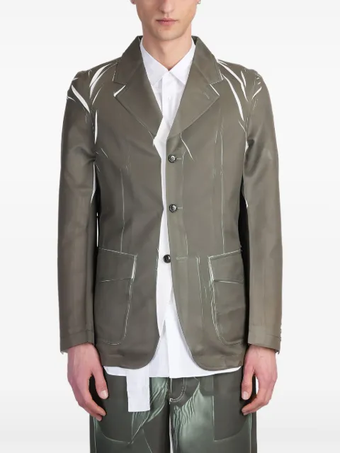 Comme Des Garçons Shirt contrasting-detailed blazer