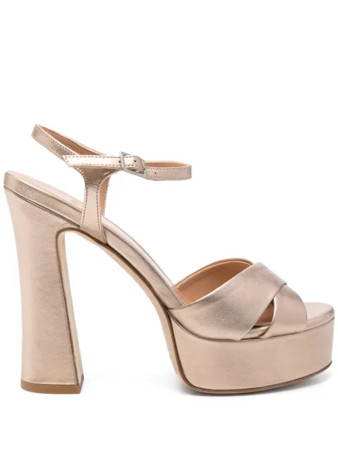 Chantal 120mm metallic sandals