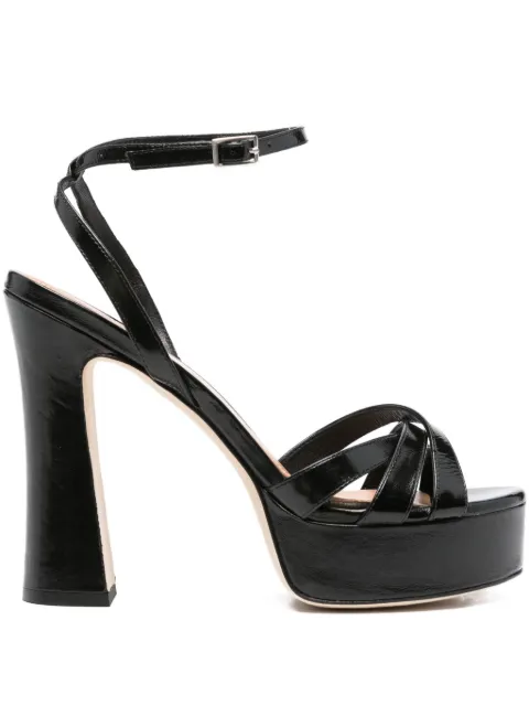 Chantal 130mm leather platform sandals