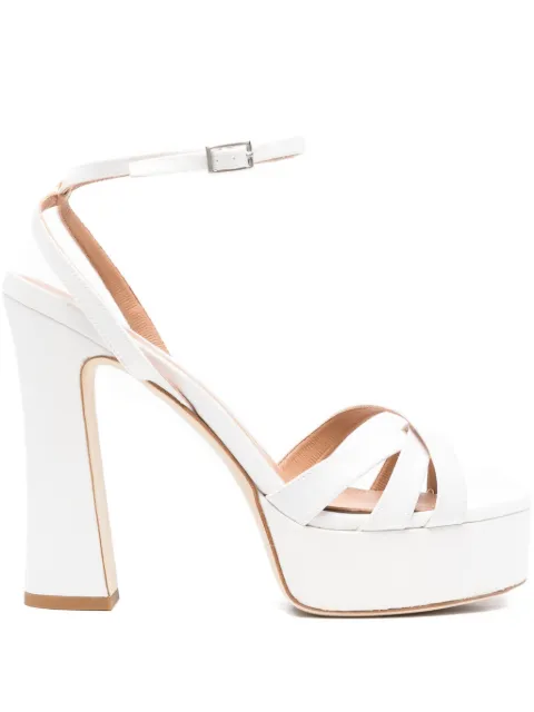 Chantal 130mm leather platform sandals