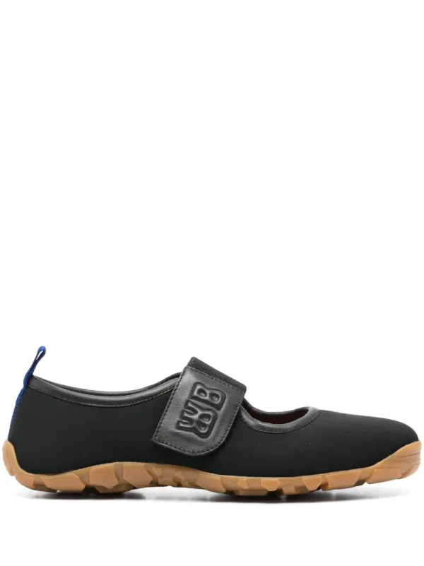 Wales Bonner Logo-embossed Sneakers in Black