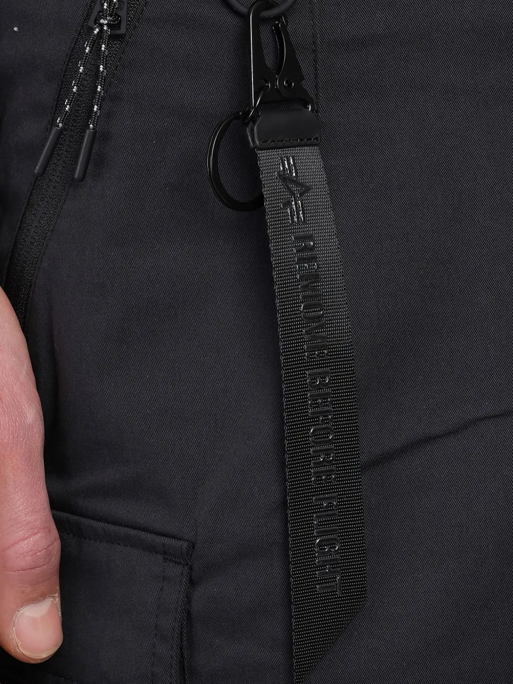 Alpha Industries Cargo bermuda shorts Zwart