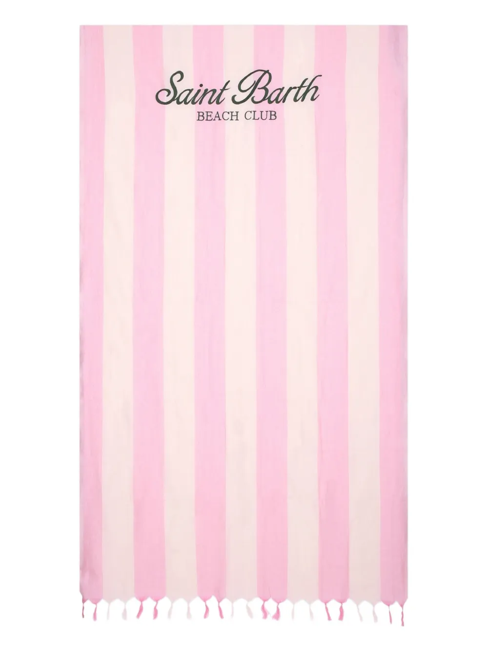 MC2 Saint Barth Kids Gestreept strandlaken Roze
