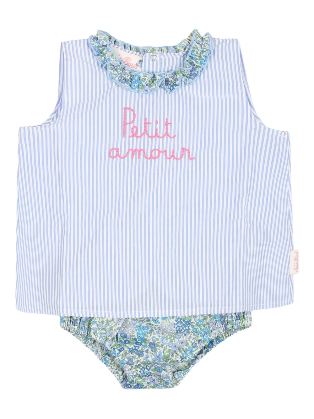 MC2 Saint Barth Kids Abbie ワンピース - ブルー MC2 Saint Barth Kids Abbie ワンピース - ブルー