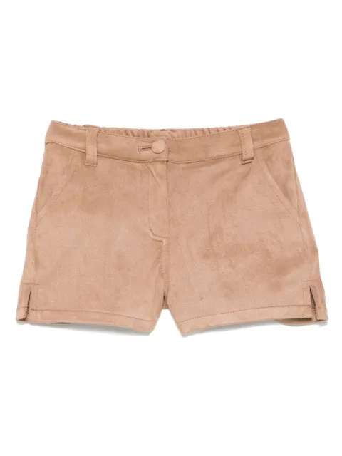Miss Grant Kids faux-suede shorts