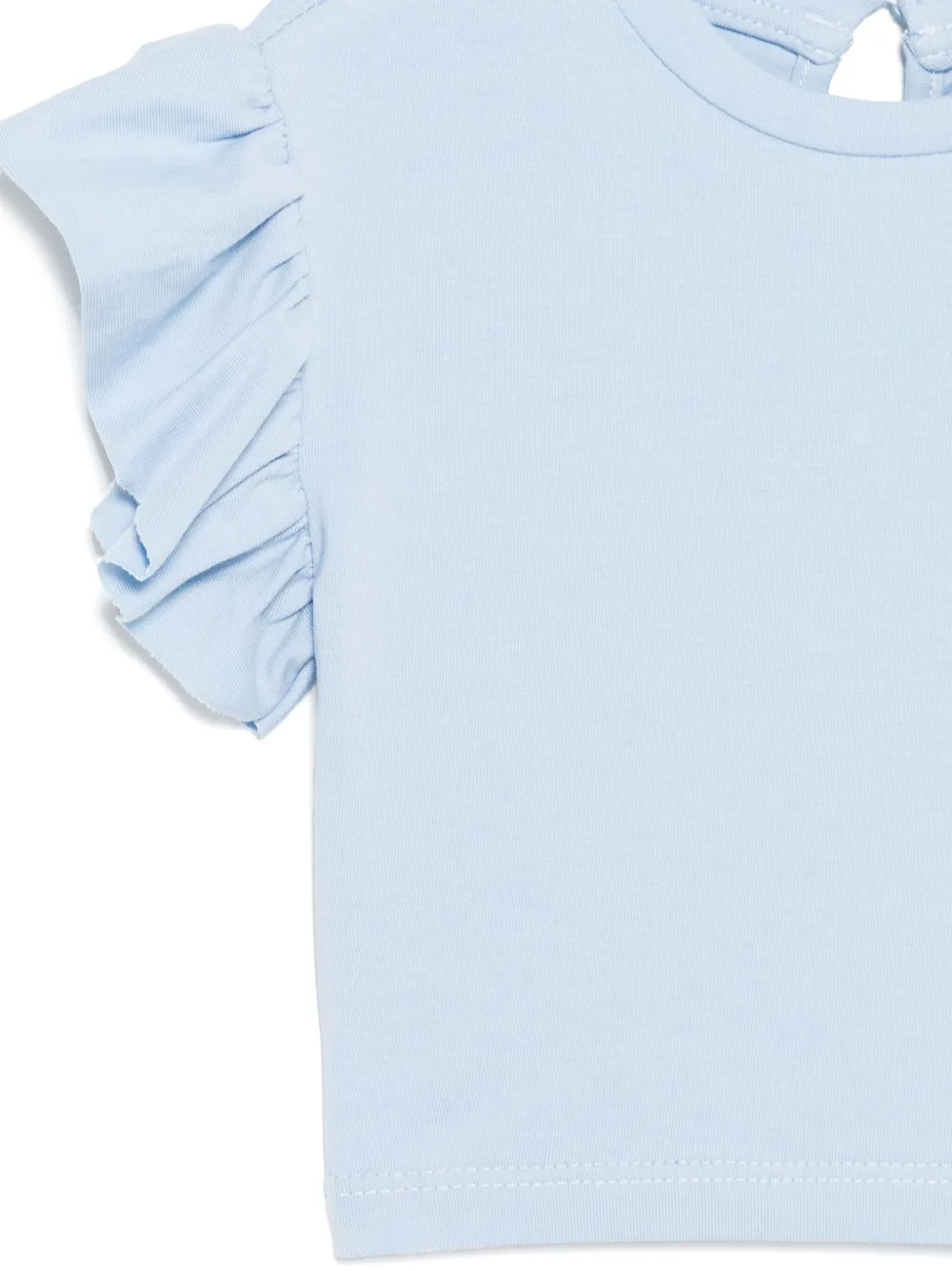 Miss Grant Kids T-shirt met ruches Blauw