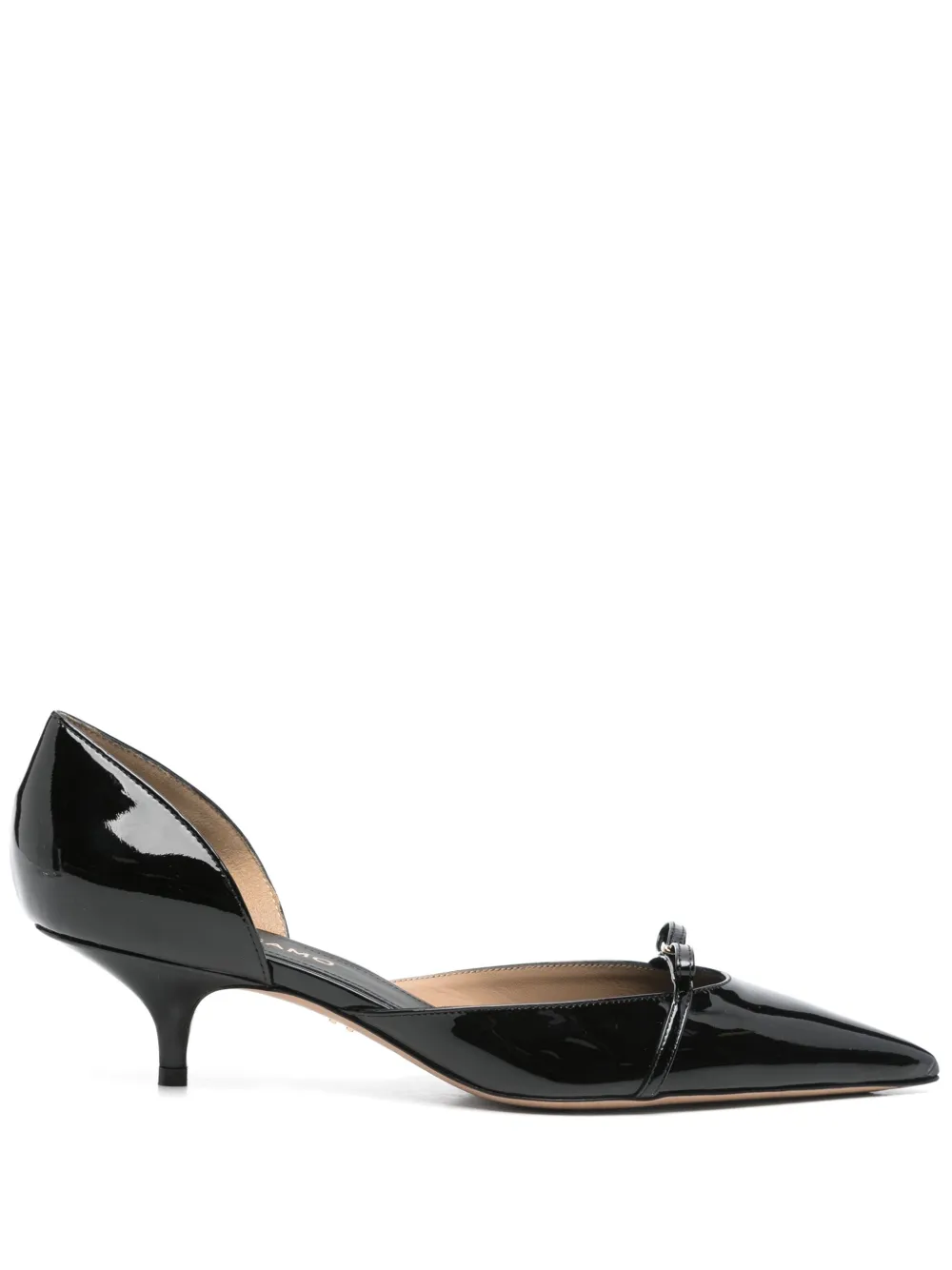 Ferragamo 50mm bow-detail pumps Black