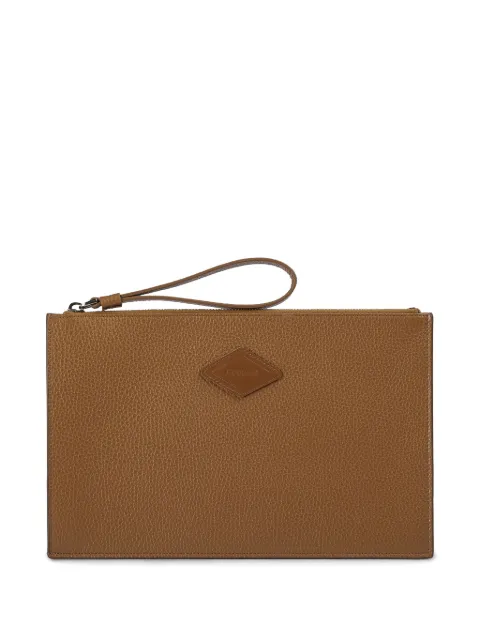 Doucal's Tumbled leather document pouch