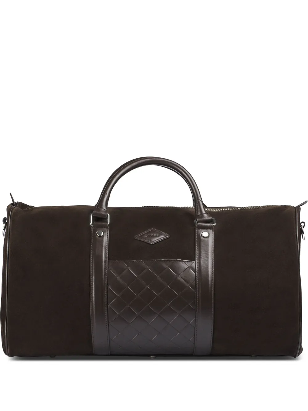 Doucal's matelassé-detail holdall | Brown | Image 1
