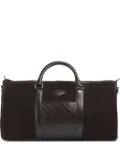 Doucal's matelassé-detail holdall - Brown