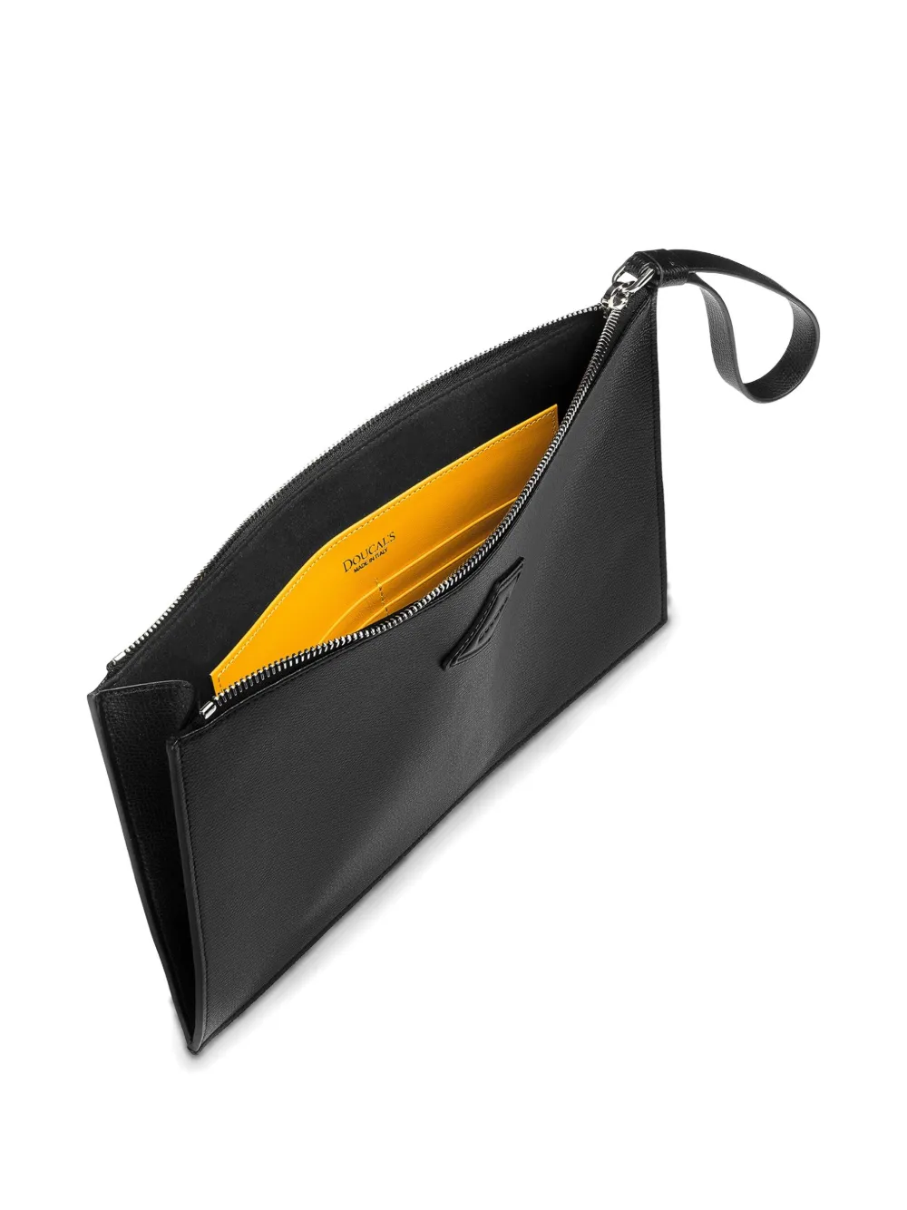 Doucal's Leren clutch Zwart