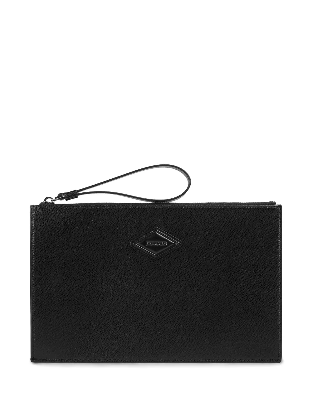 Doucal's Leren clutch Zwart
