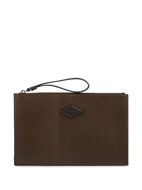 Doucal's Palmellato leather document pouch