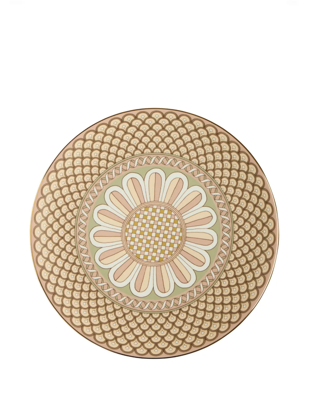 La DoubleJ Teller mit Blumen-Print | Rosa | Image 1