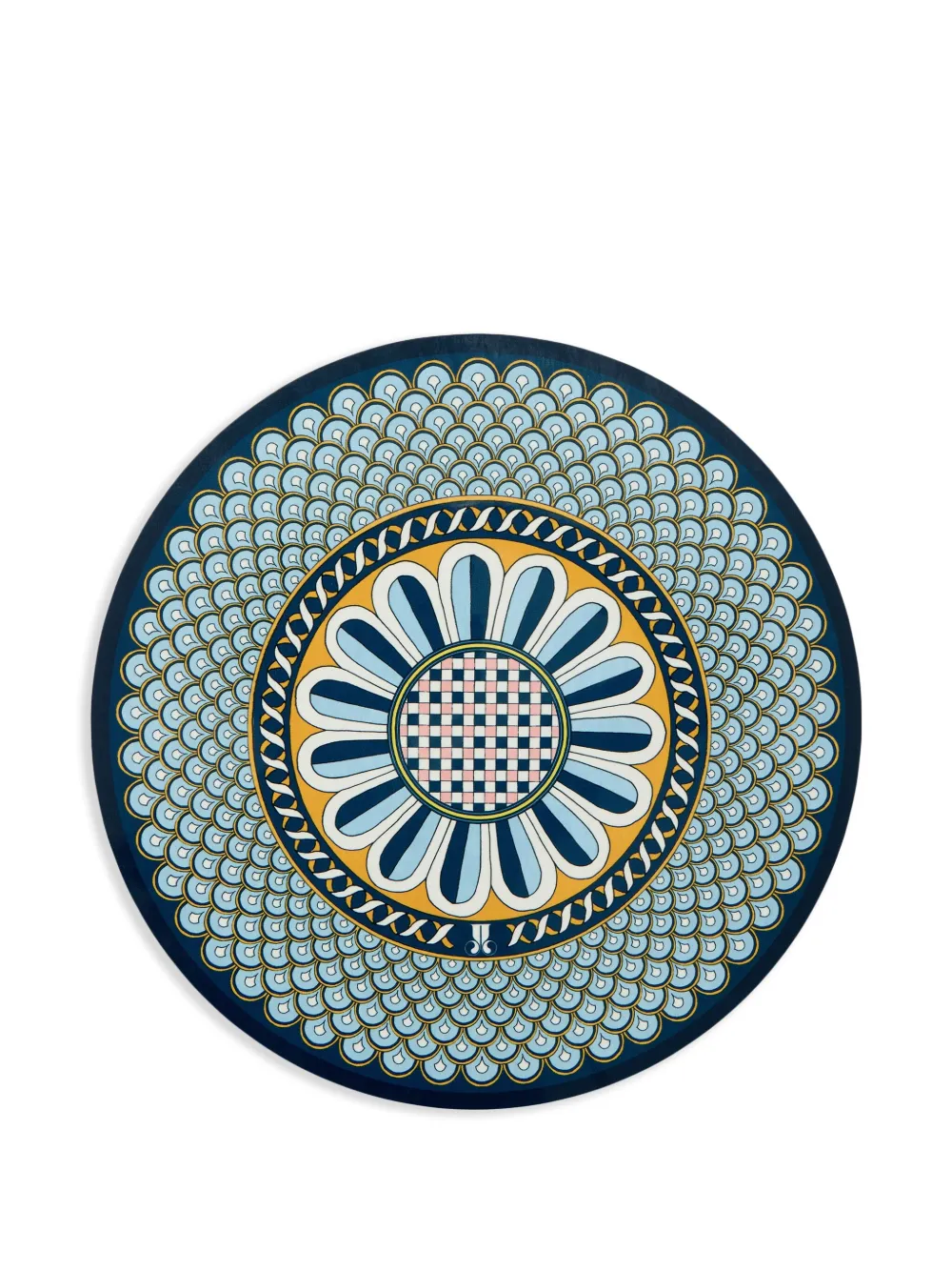 La Doublej Disk Placemats Set Of 2 In Blue