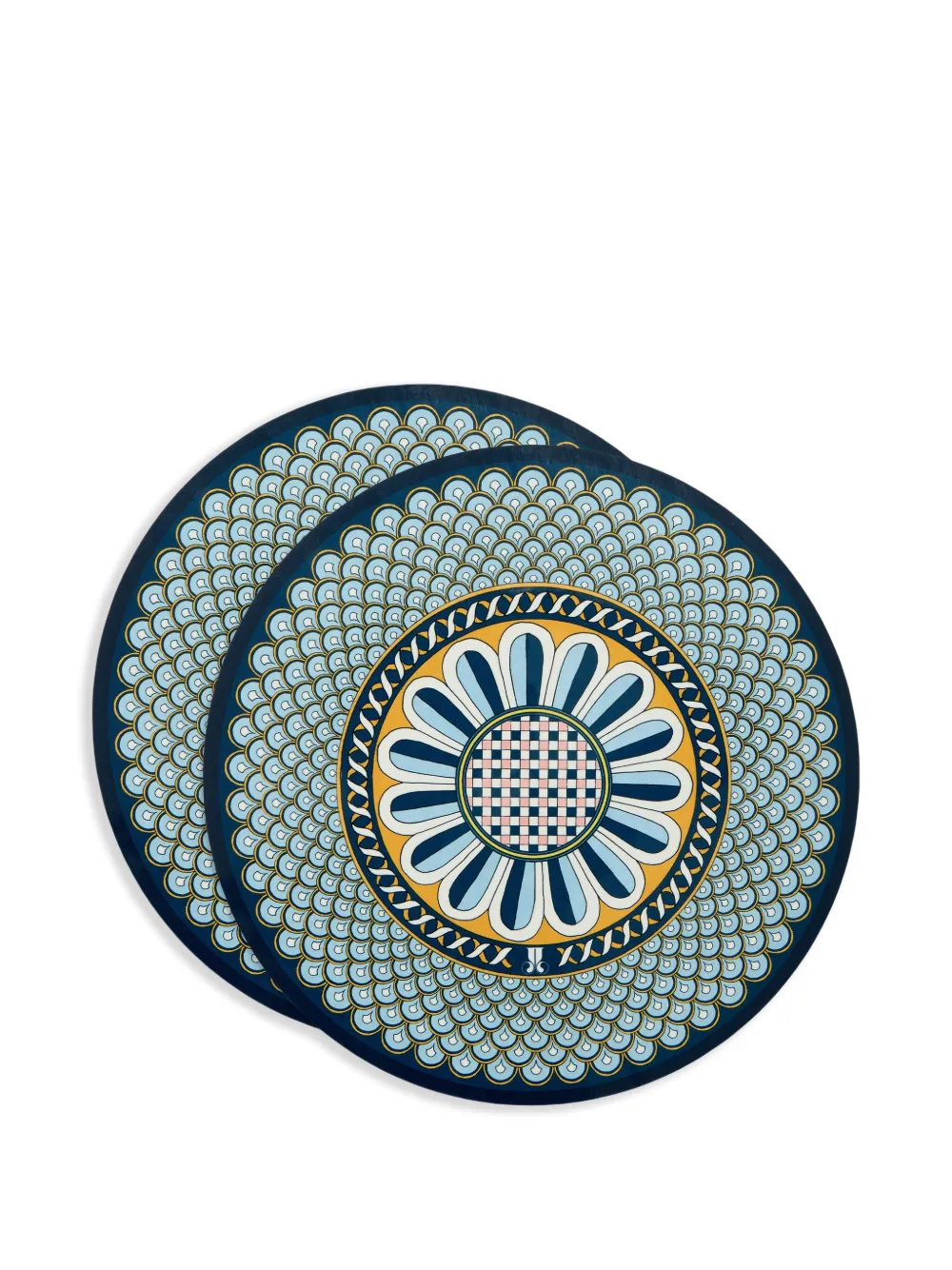La DoubleJ Napoli-print placemats (set of two) | Blue | Image 1