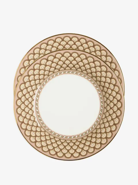 La DoubleJ Napoli-print dessert plate (set of two)