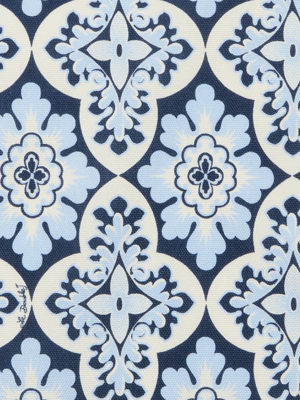La Doublej Palazzo-print Napkin (set Of Two) In Blue