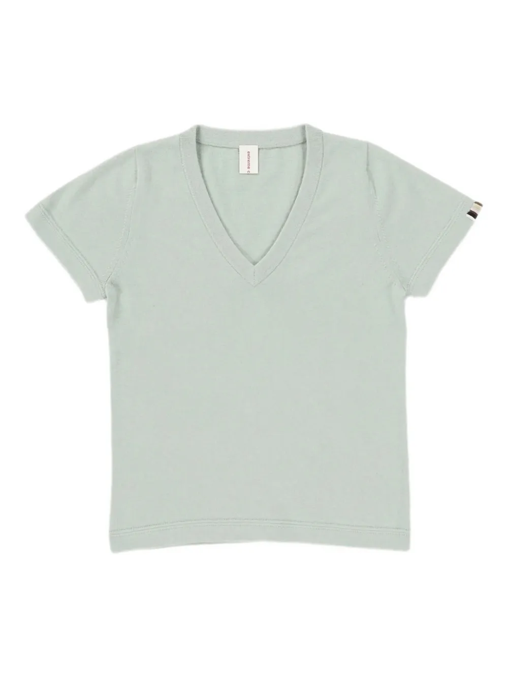 Extreme cashmere Nº 404 T-shirt met V-hals Groen