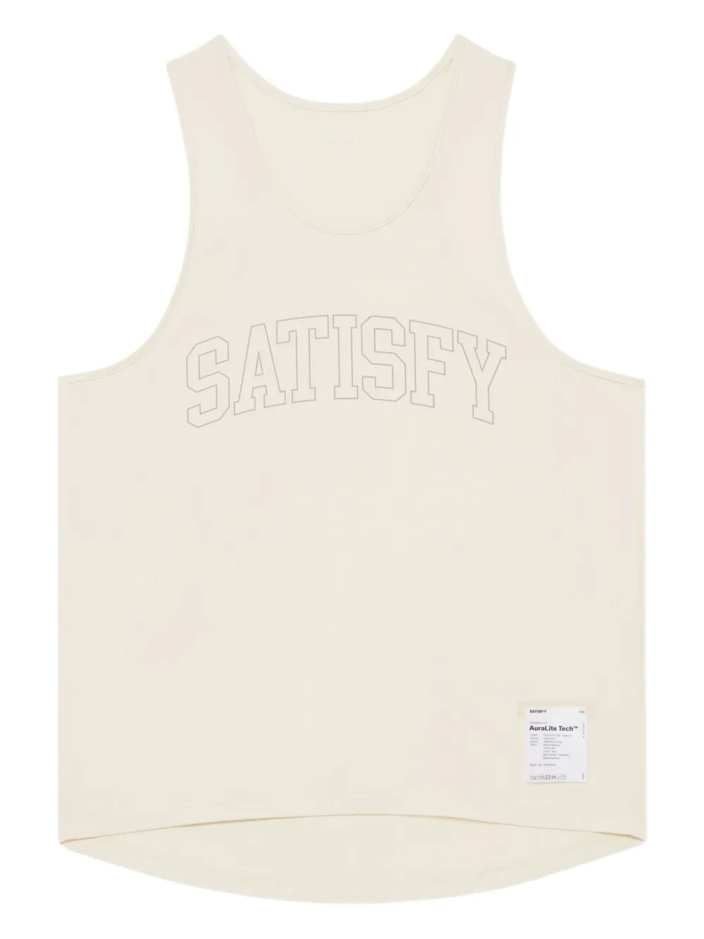 Satisfy logo-print tank top | Neutrals | Image 1