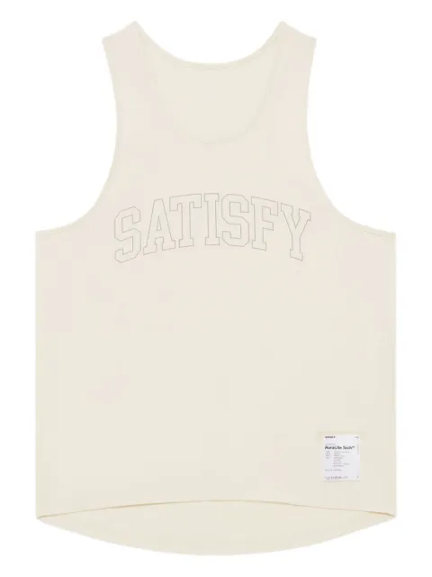 Satisfy logo-print tank top